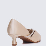 Whitney Comfy Heels In ChampagneHeels - myballerine