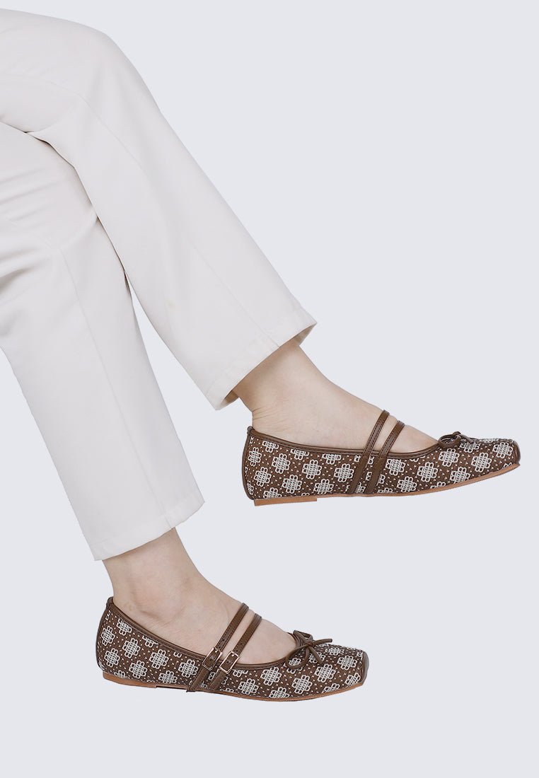 Zahra Comfy Ballerina In EspressoBallerina - myballerine