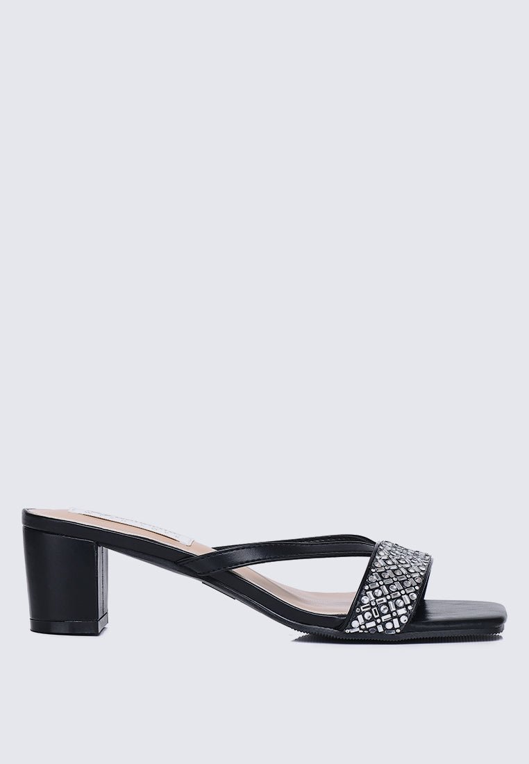 Zofi Comfy Heels In BlackHeels - myballerine
