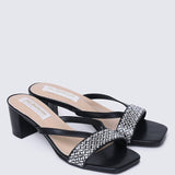 Zofi Comfy Heels In BlackHeels - myballerine