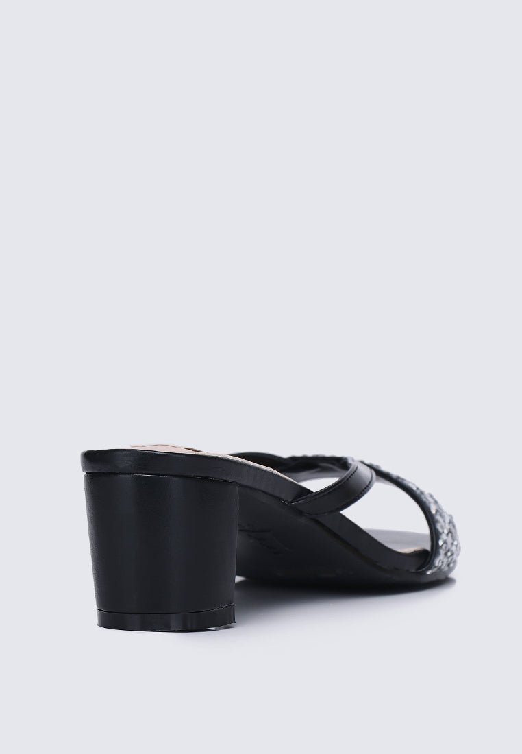 Zofi Comfy Heels In BlackHeels - myballerine