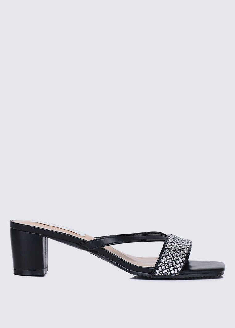Zofi Comfy Heels In BlackShoes - myballerine