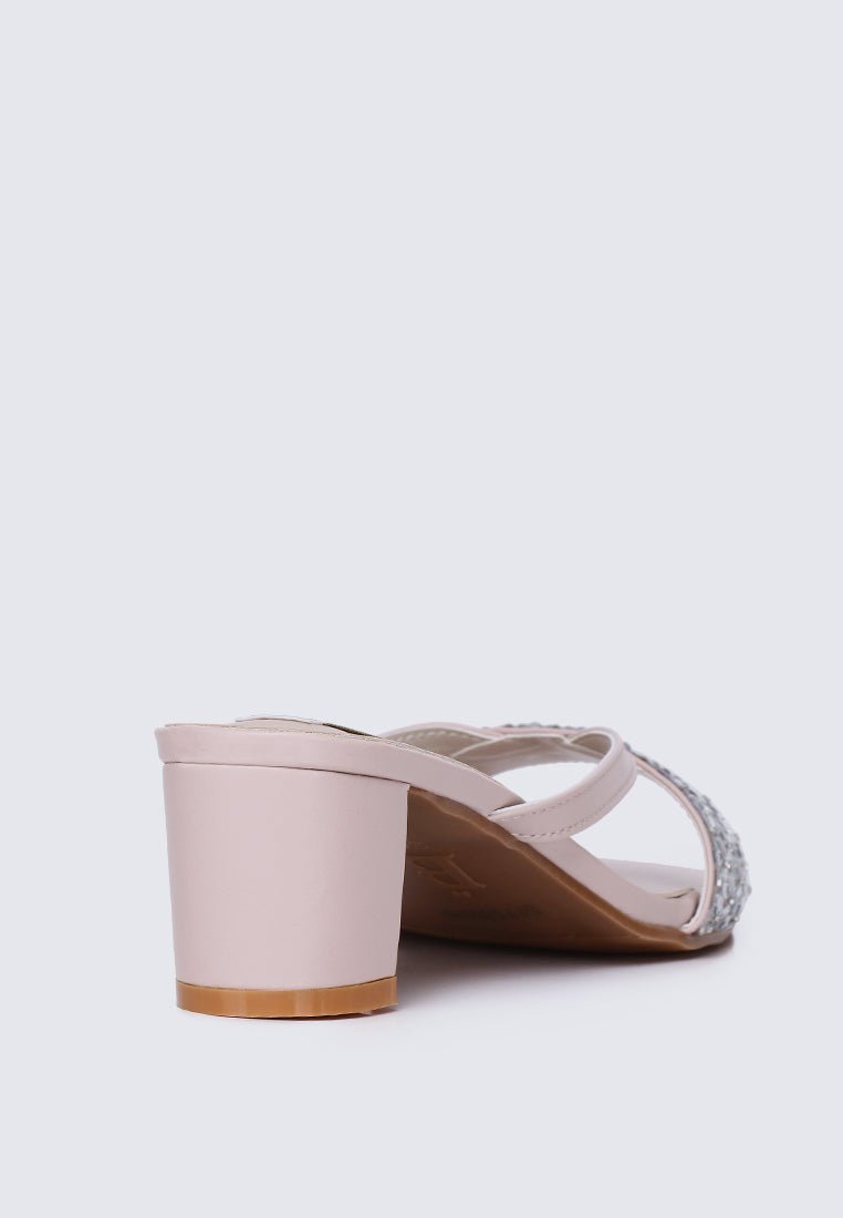 Zofi Comfy Heels In Nude PinkHeels - myballerine