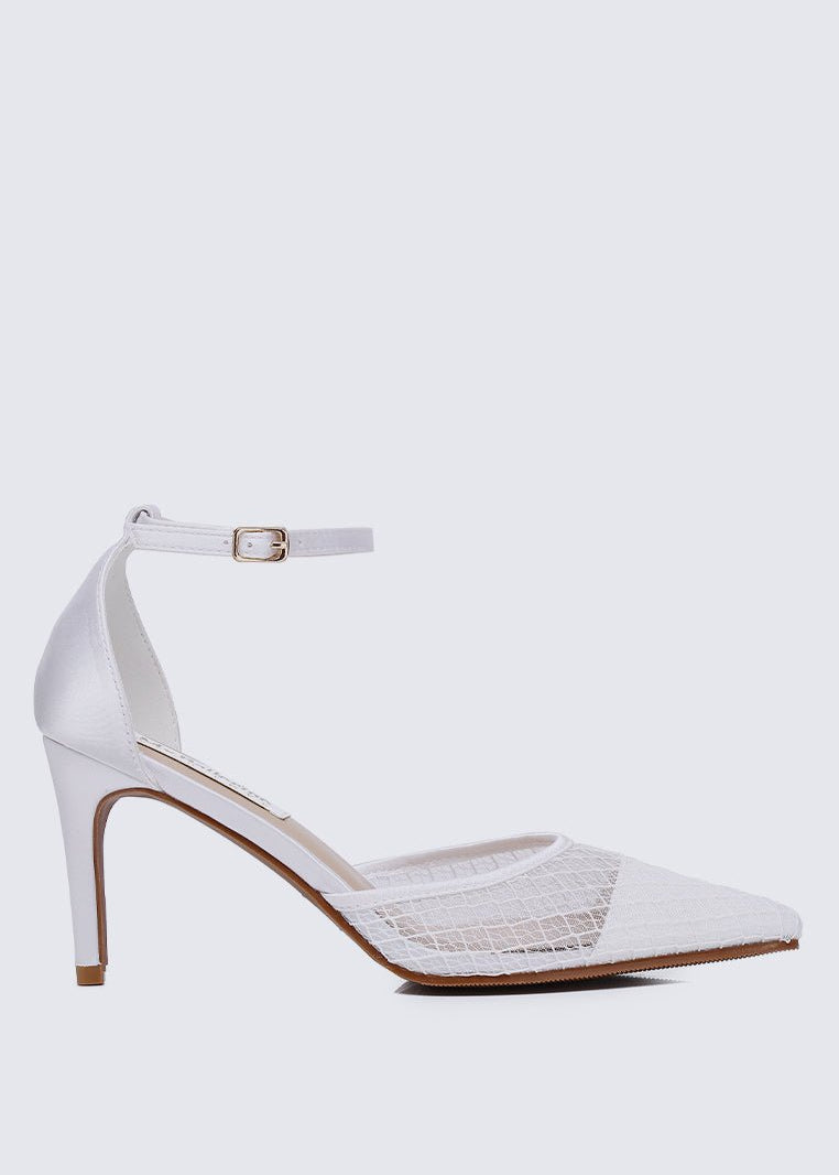 Zuri Comfy Heels In Off WhiteShoes - myballerine