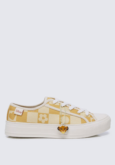 Furry Cool Sneakers In Yellow