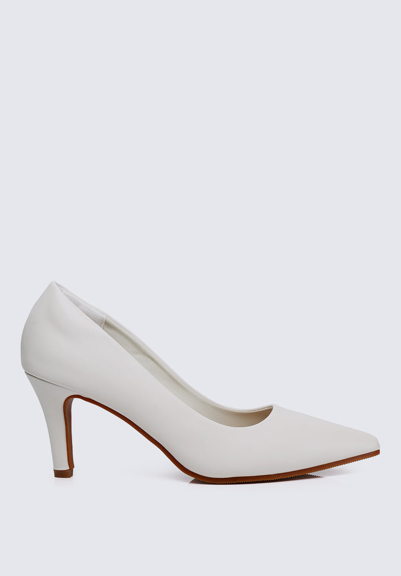 Ashley Comfy Pumps In Off White