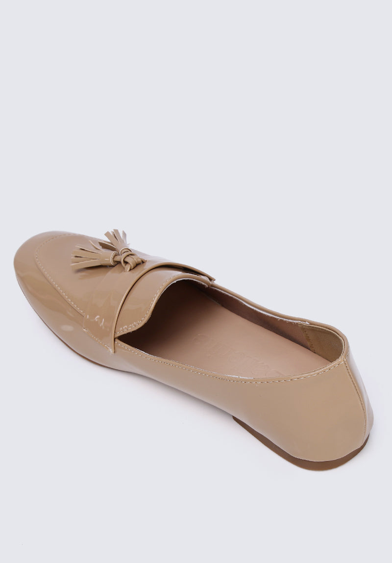 Ada Comfy Loafers In Nude