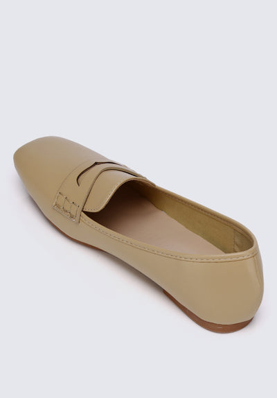 Andrea Comfy Loafers In Nude
