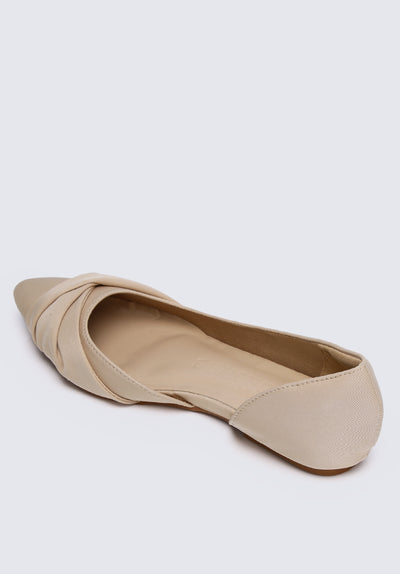 Gloria Comfy Ballerina In Nude