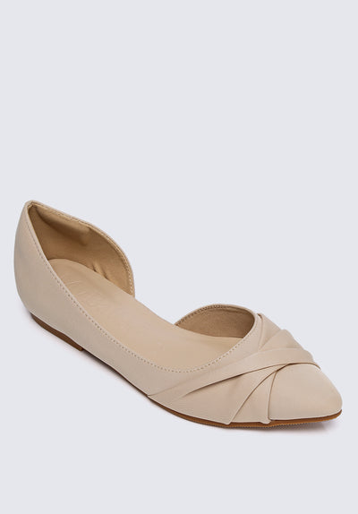 Gloria Comfy Ballerina In Nude