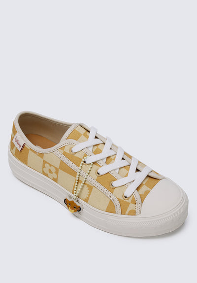 Furry Cool Sneakers In Yellow