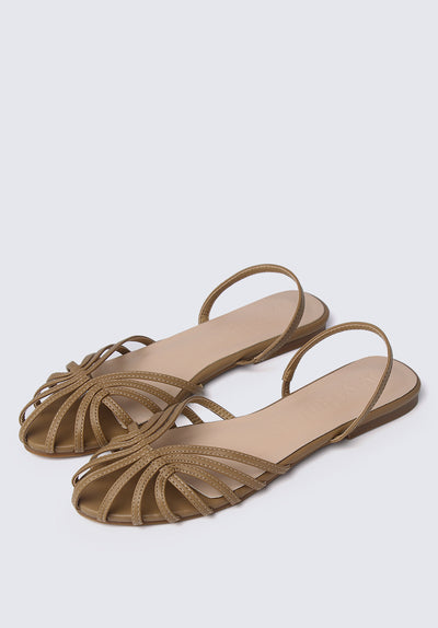 Lillian Comfy Ballerina In Taupe