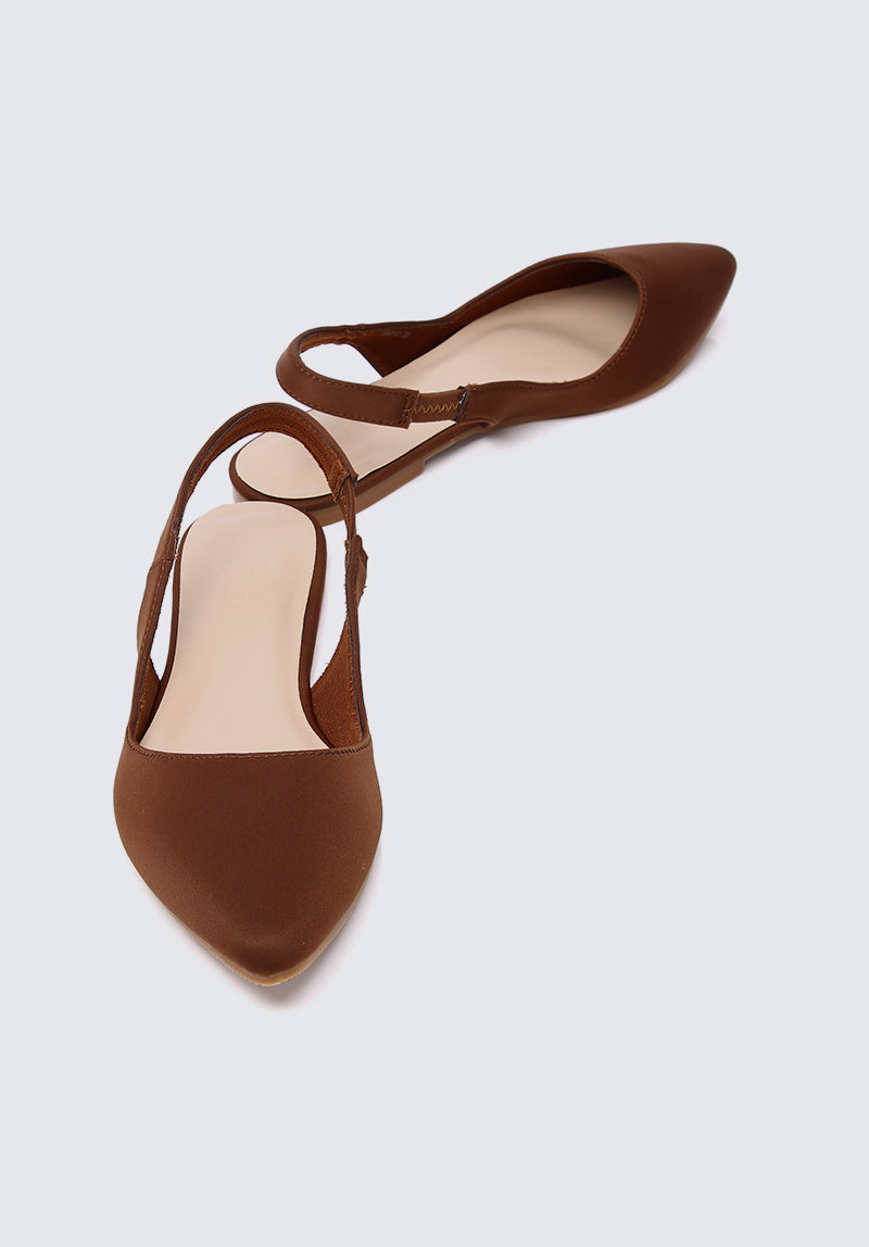 Kate Comfy Ballerina In Brown