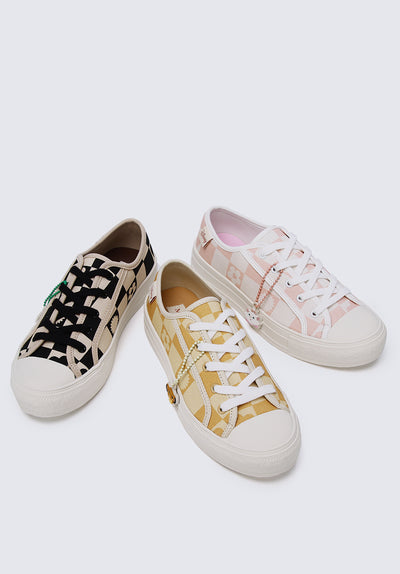 Furry Cool Sneakers In Yellow