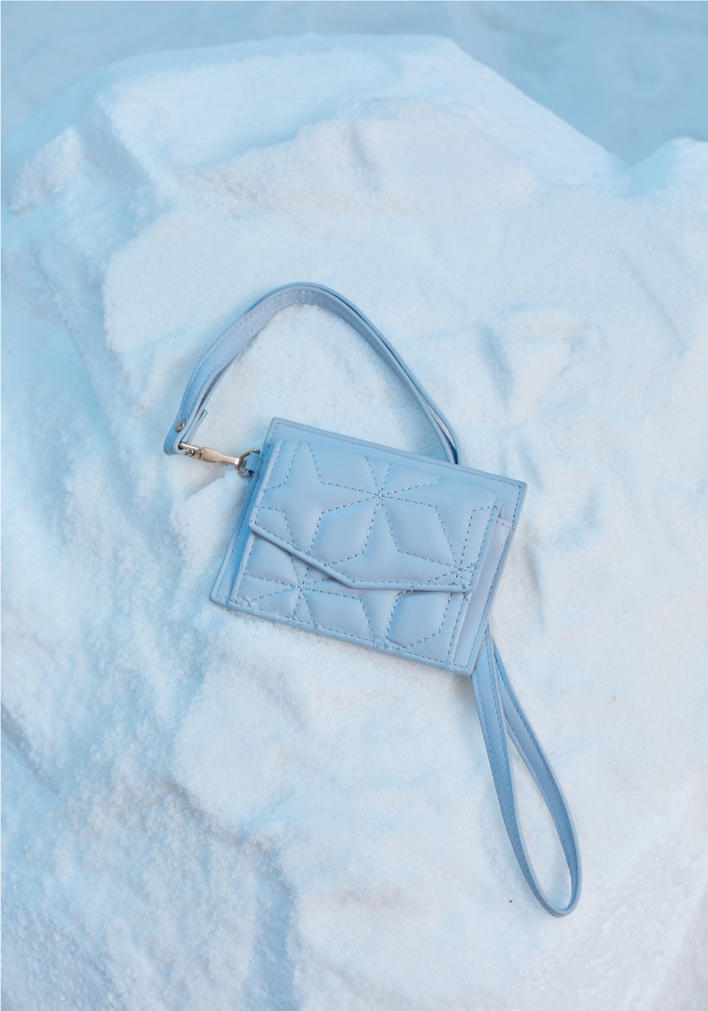 Cool Queen Lanyard Card Holder In Blue
