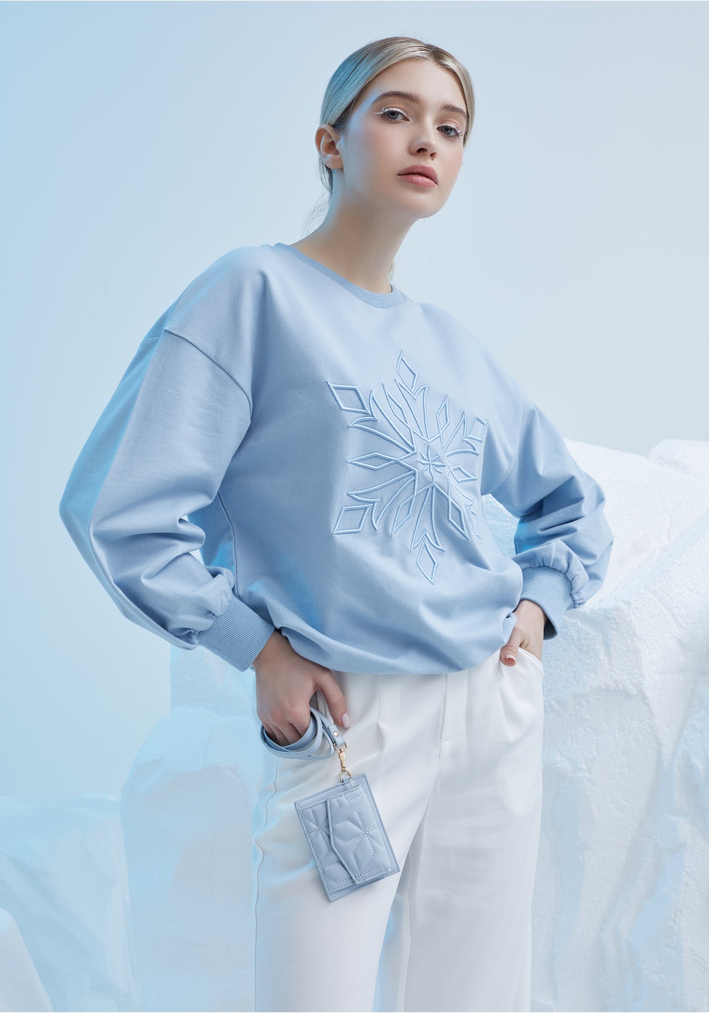 Snowfall Jumper In Blue
