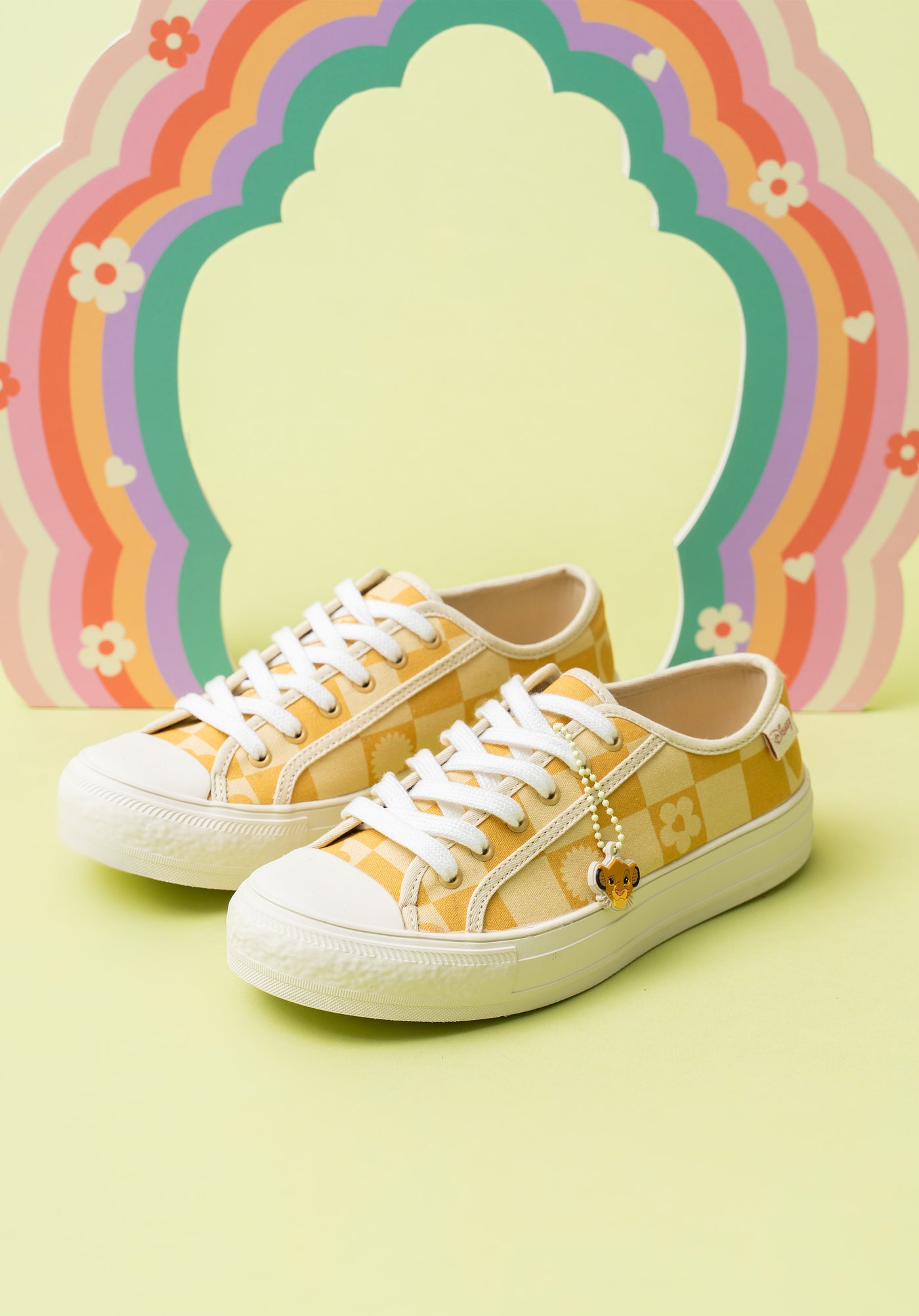 Furry Cool Sneakers In Yellow