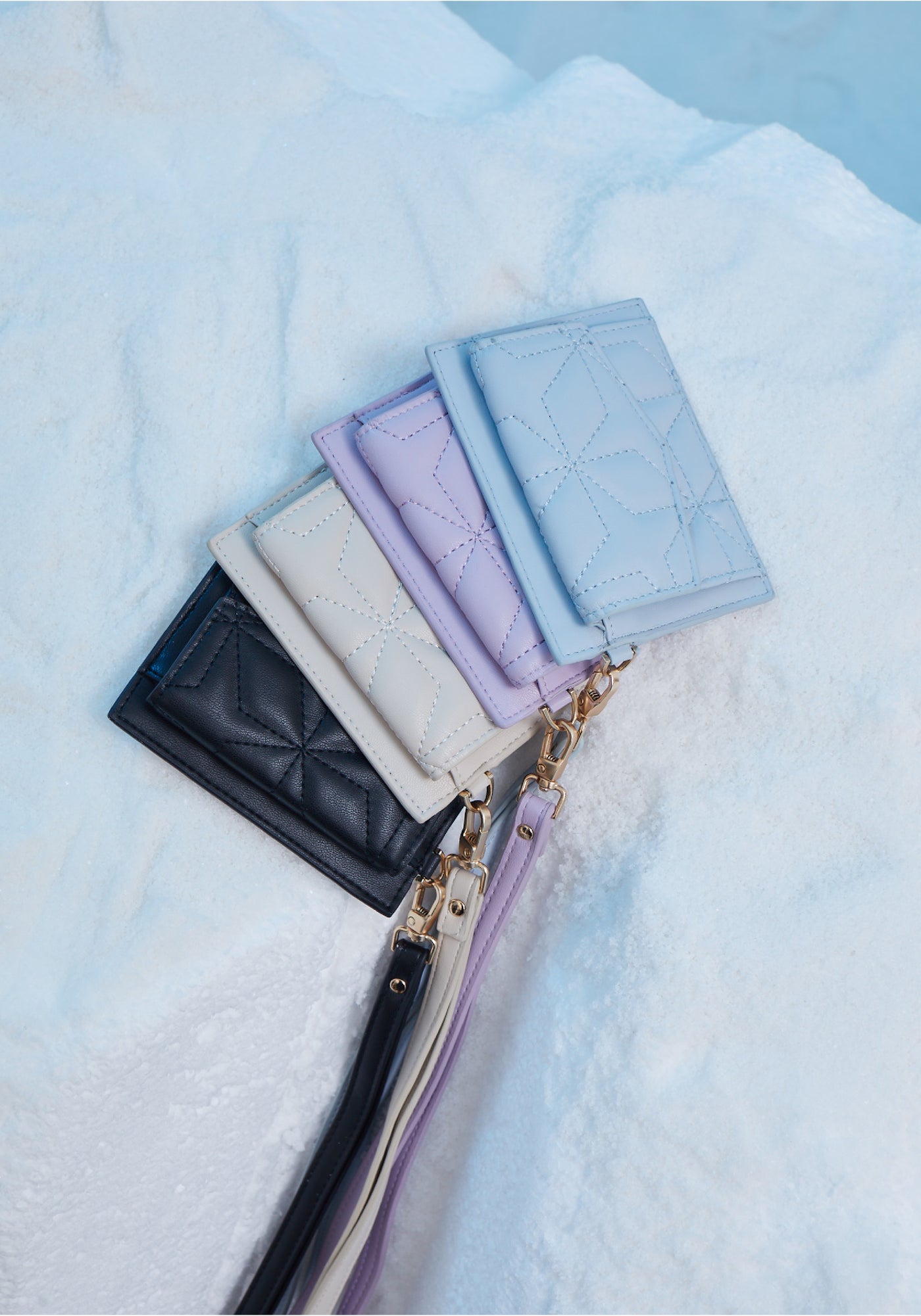 Cool Queen Lanyard Card Holder In Blue