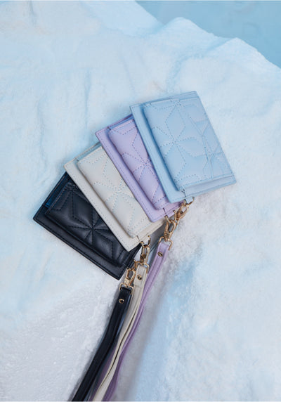 Cool Queen Lanyard Card Holder In Blue