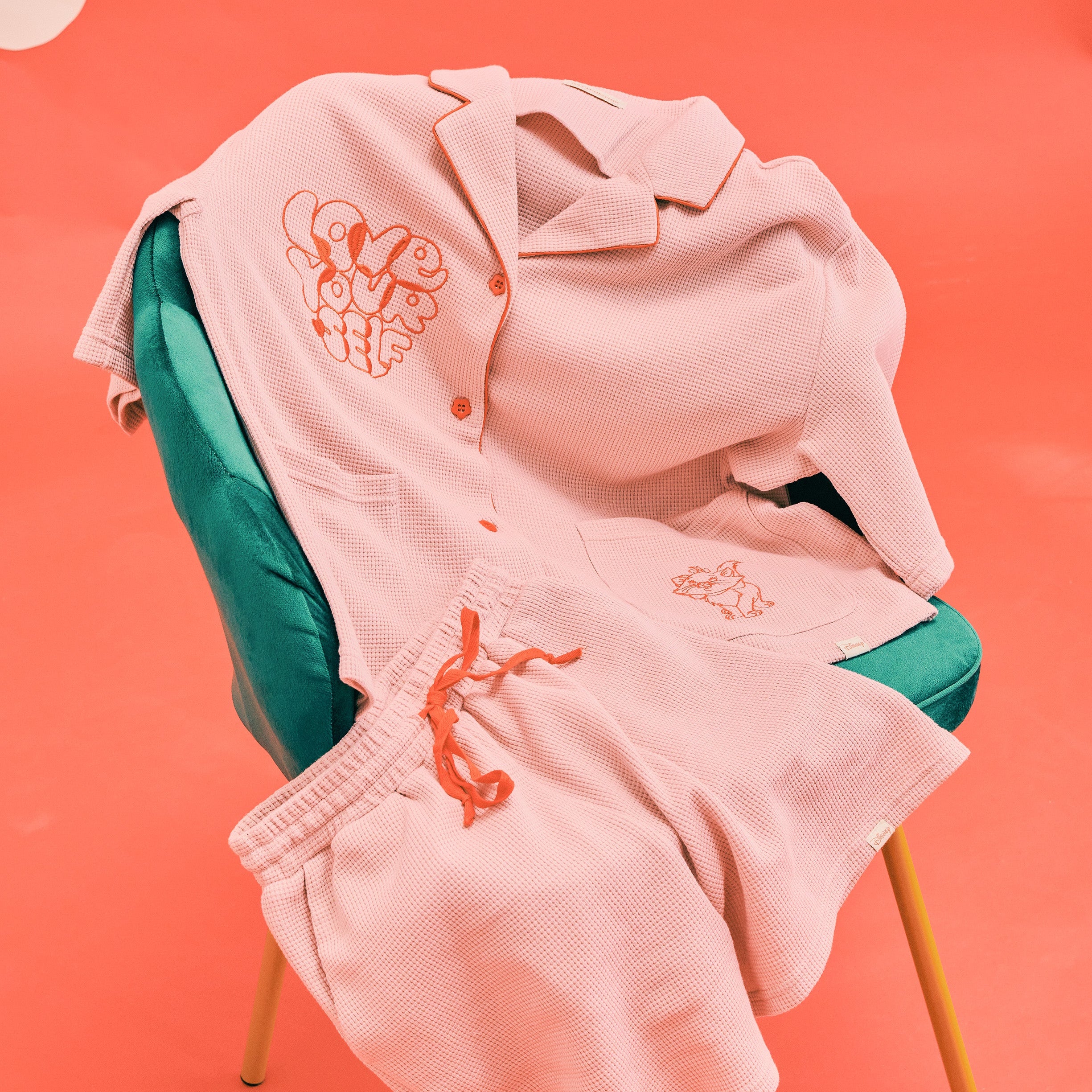 Fluffy Friends Loungewer Set In PinkApparel - myballerine