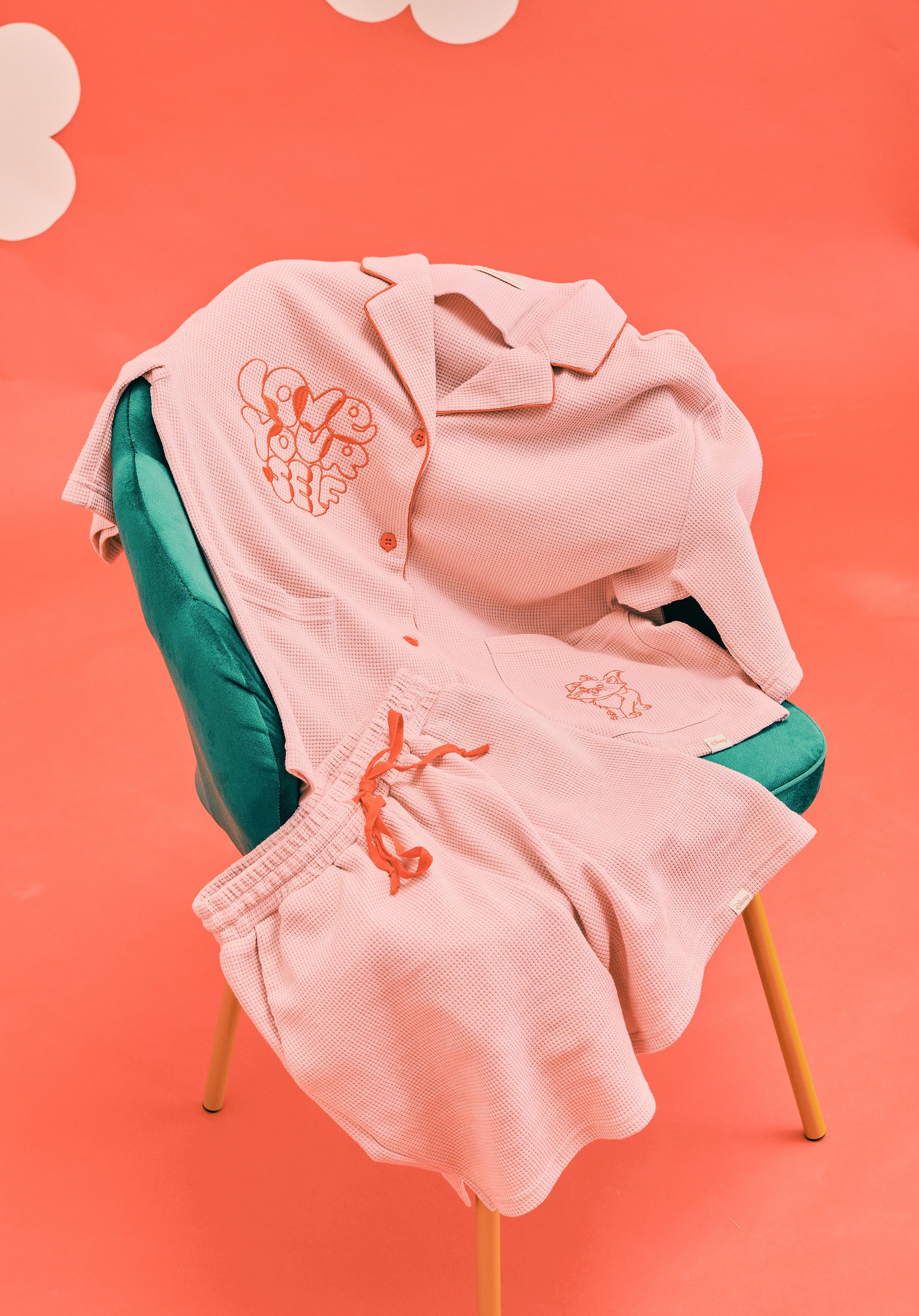 Fluffy Friends Loungewer Set In PinkApparel - myballerine