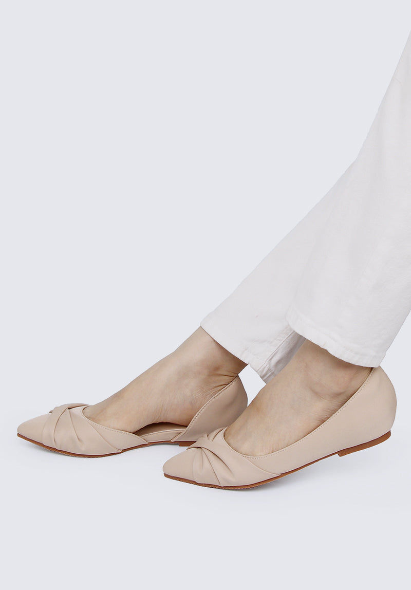 Gloria Comfy Ballerina In Nude