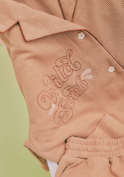 Fluffy Friends Loungewer Set In Nude
