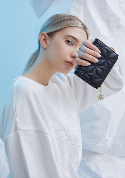Cool Queen Short Wallet In Black