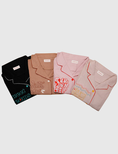 Fluffy Friends Loungewer Set In Nude