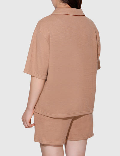 Fluffy Friends Loungewer Set In Nude