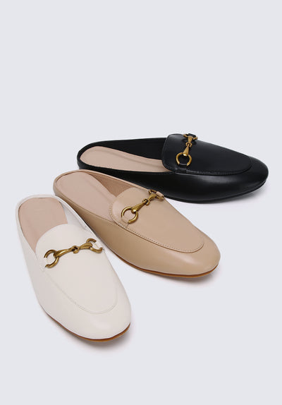 Amber Comfy Loafers In Off White