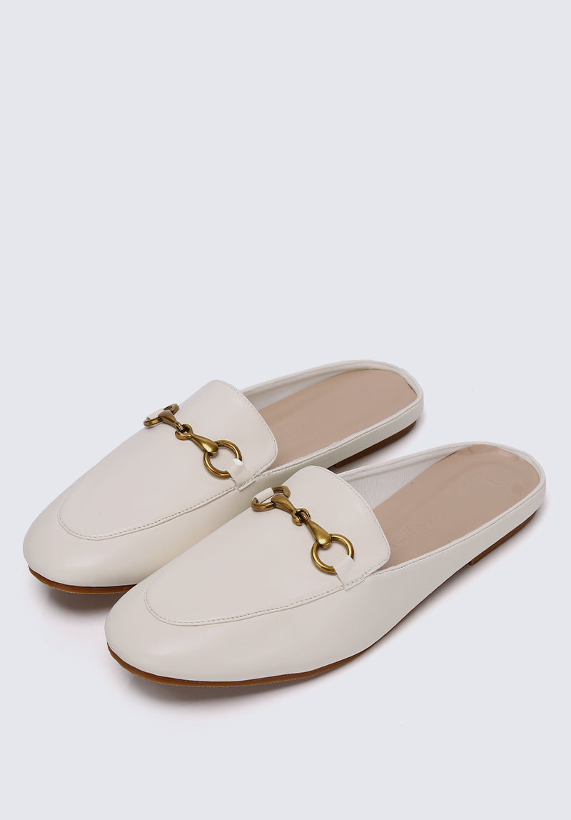 Amber Comfy Loafers In Off White