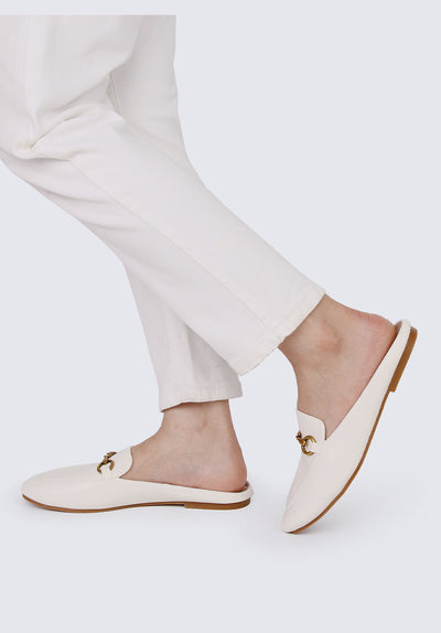 Amber Comfy Loafers In Off White