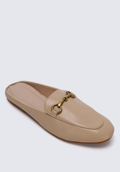 Amber Comfy Loafers In Nude