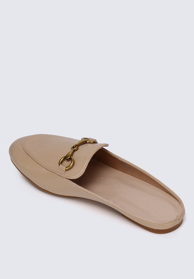 Amber Comfy Loafers In Nude