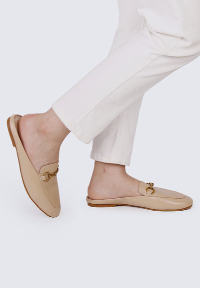 Amber Comfy Loafers In Nude