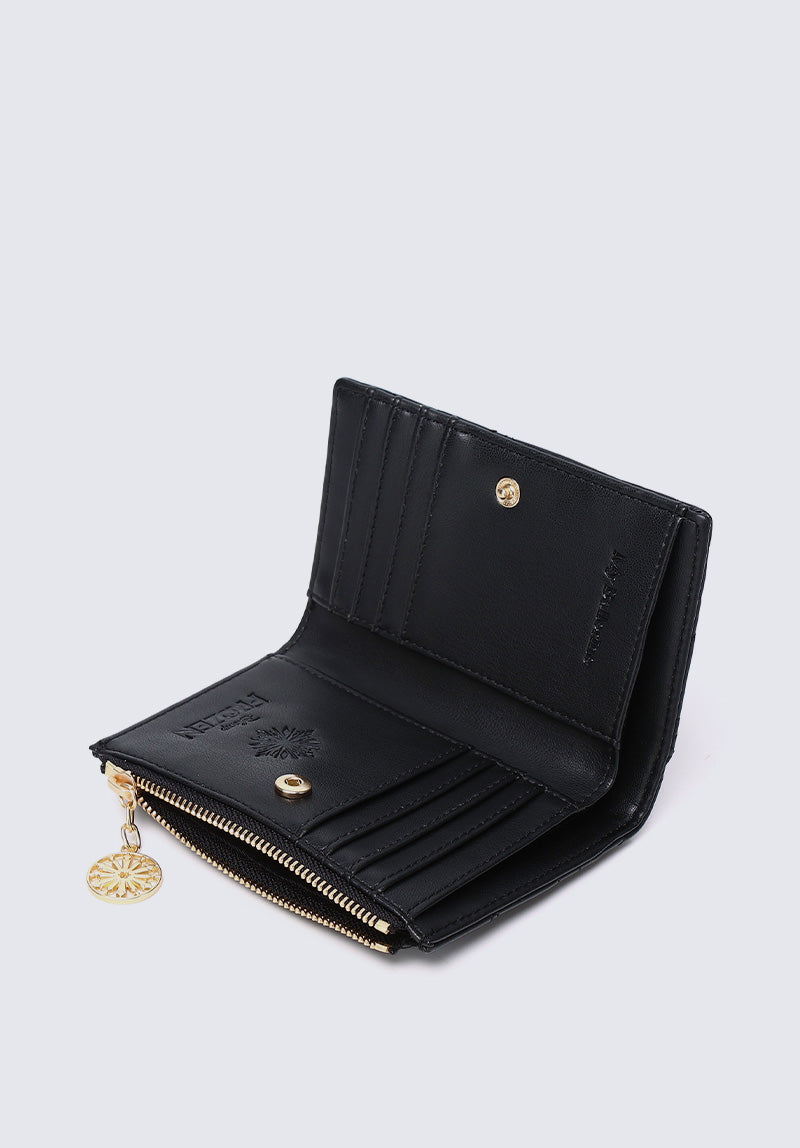 Cool Queen Short Wallet In Black