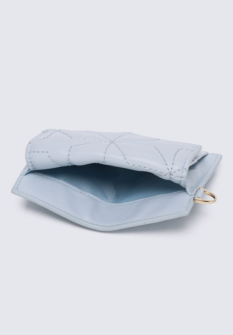 Cool Queen Lanyard Card Holder In Blue
