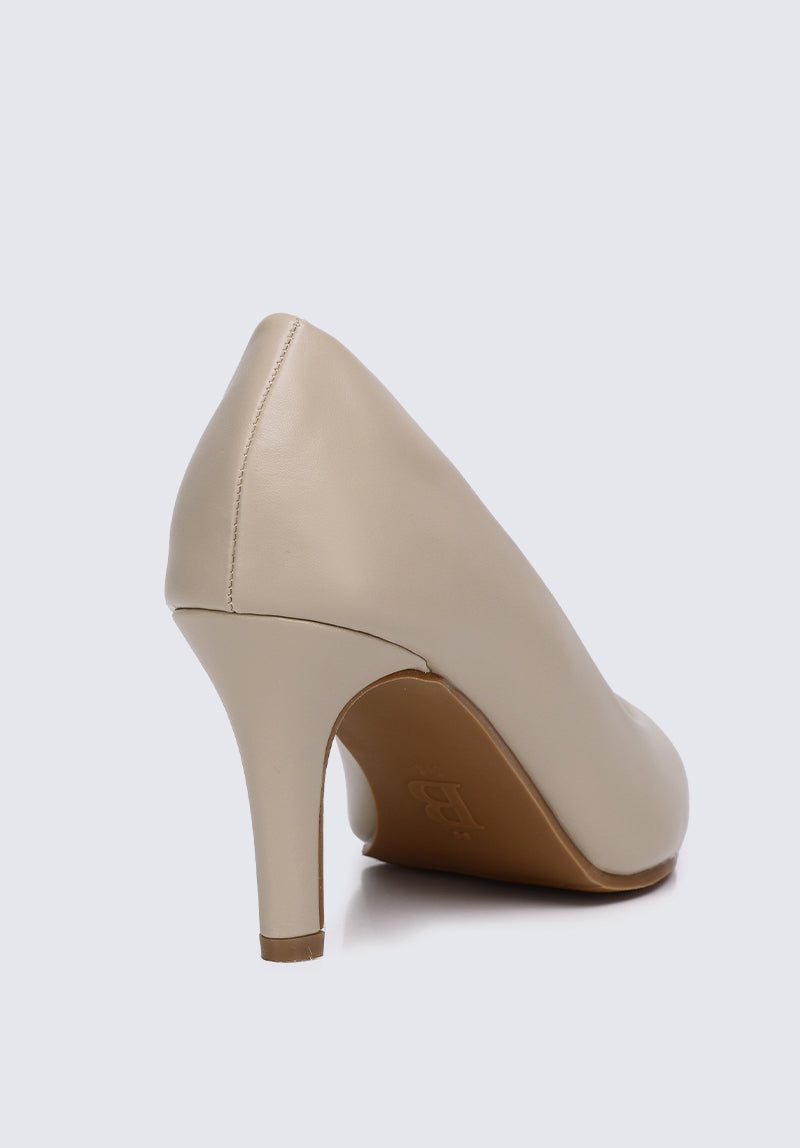 Ashley Comfy Pumps In Almond