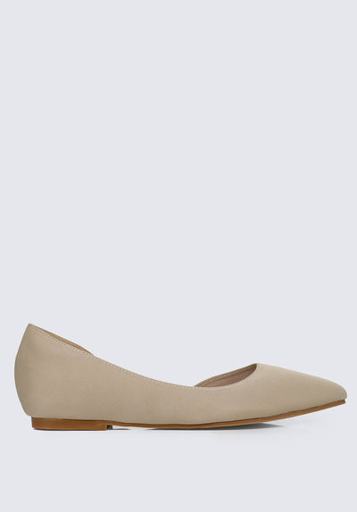 Skye Comfy Ballerina in Taupe