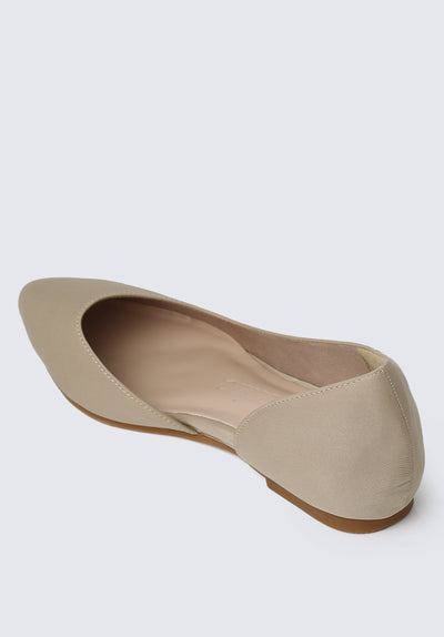 Skye Comfy Ballerina in Taupe
