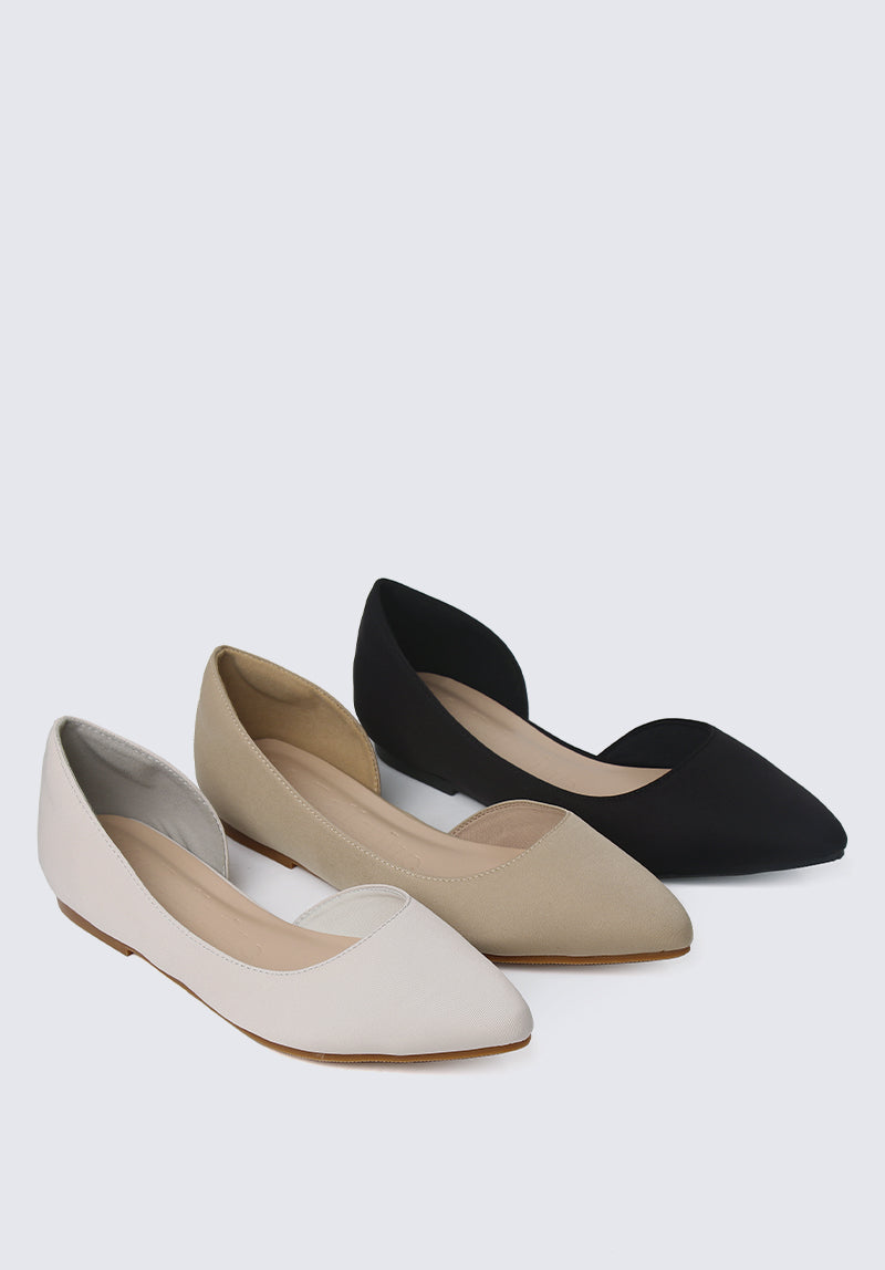 Skye Comfy Ballerina in Taupe