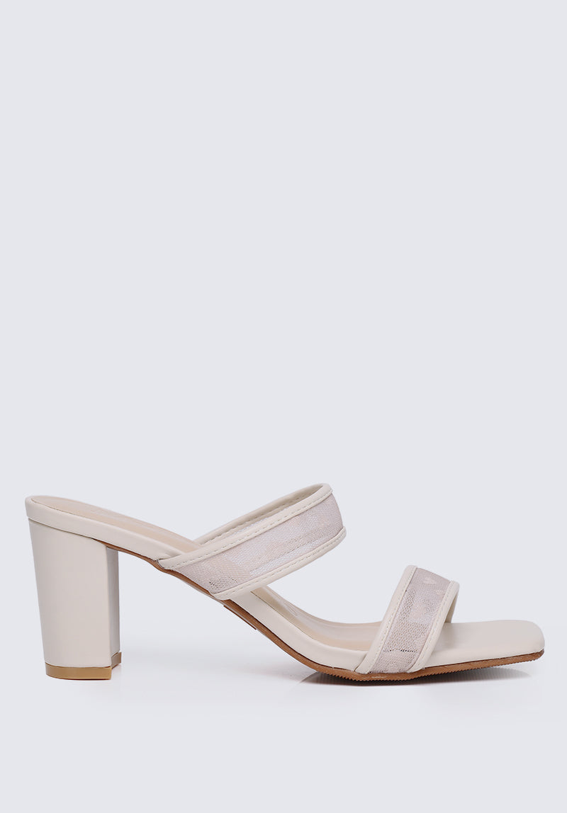 My Love Comfy Heels In Beige