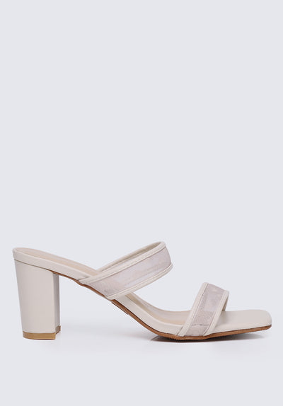 My Love Comfy Heels In Beige