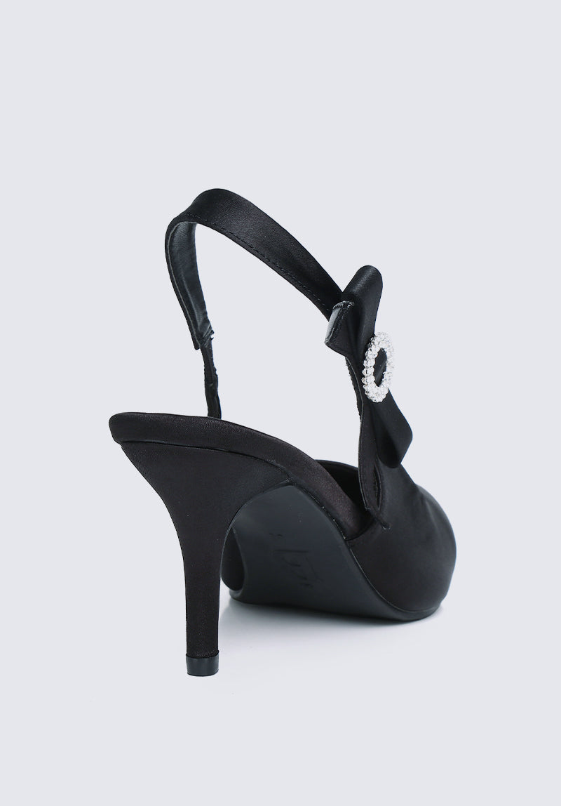 Avianna Comfy Heels  In Black