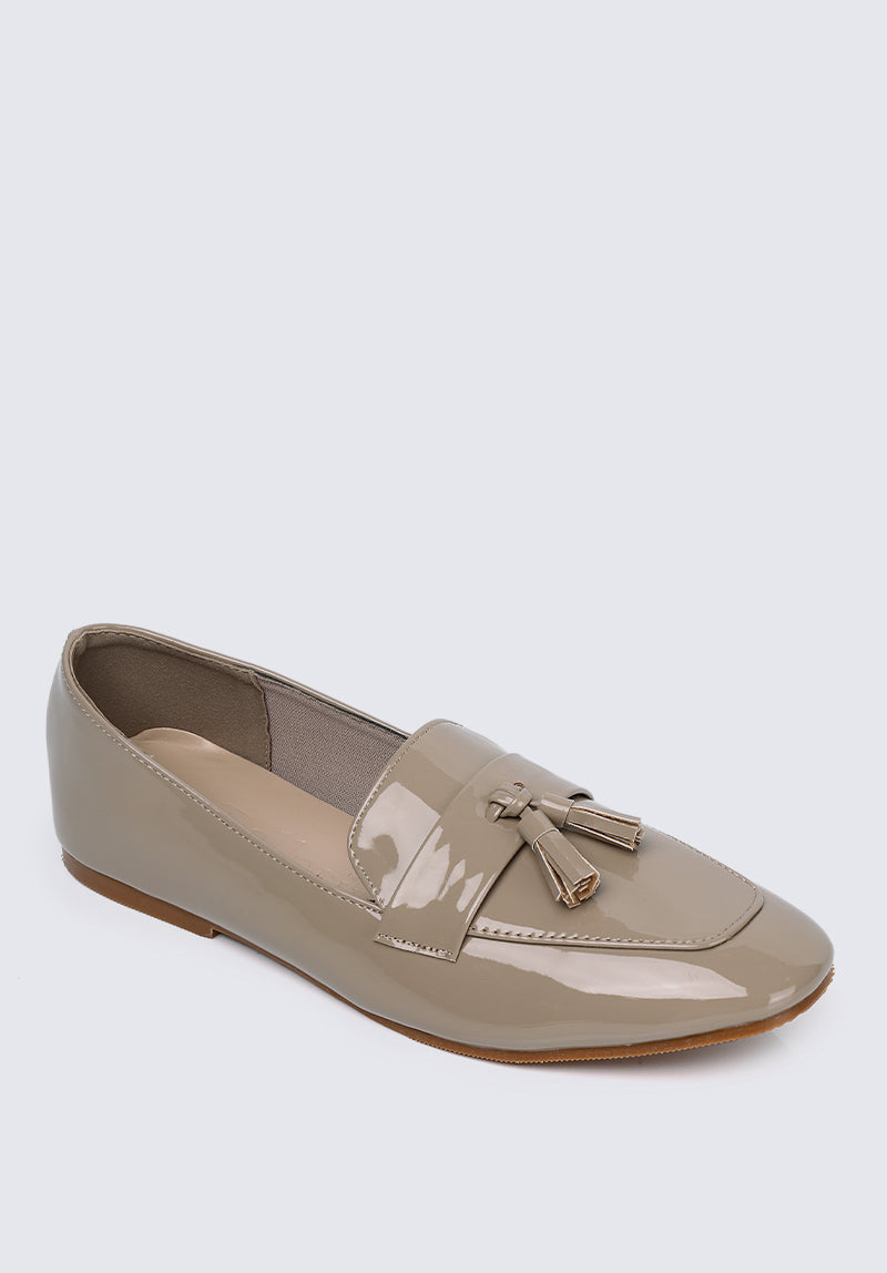 Ada Comfy Loafers In Almond