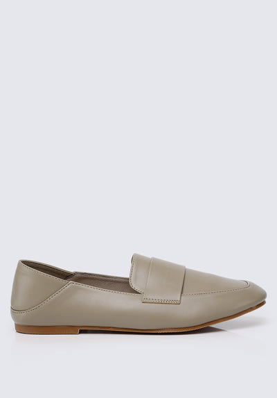 Josie Comfy Loafers In Taupe