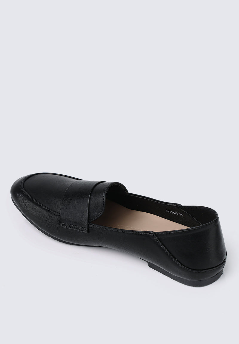 Josie Comfy Loafers In Black