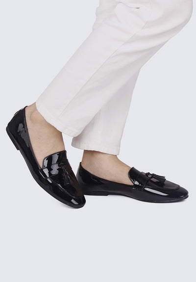 Ada Comfy Loafers In Black